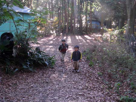 写真渡しに、長男＆次男と小仏城山＆景信山　10/12/05