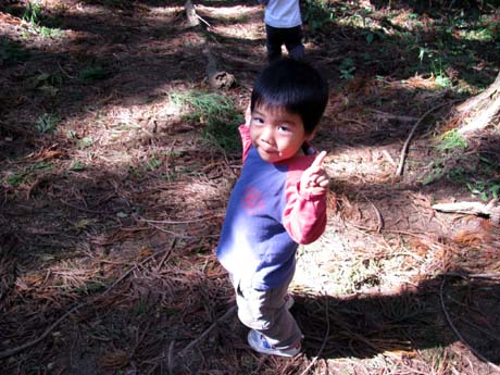 長男と次男の山、三回戦(小仏城山)　09/10/19