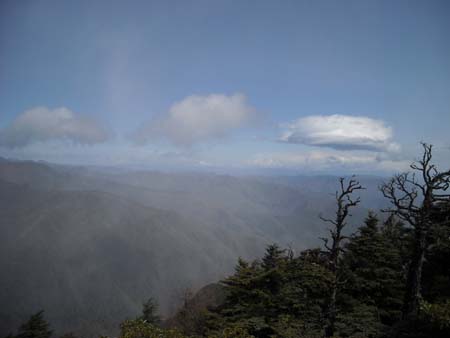 唐松尾山、将監峠(単独日帰り)　09/04/26