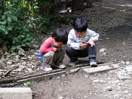 長男と次男の山、三回戦(小仏城山)　09/10/19