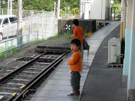 長男＆次男と奥多摩むかし道　10/05/05