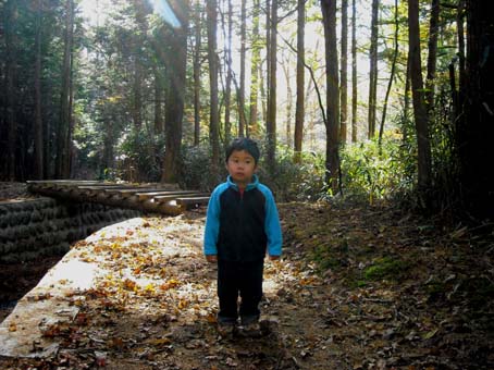 家族で紅葉狩り。