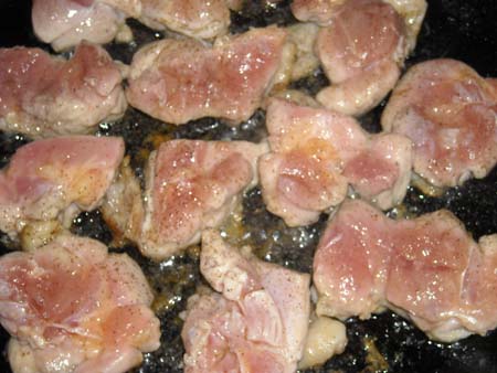 初めての肉料理。。。