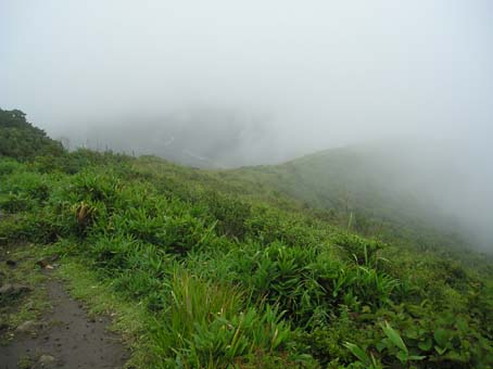 吾妻山、烏帽子山、比婆山(単独日帰り)　08/08/28