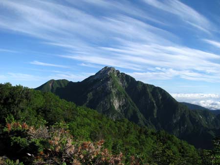 鳳凰山＆早川尾根(単独 テント泊) 二日目 10/07/18