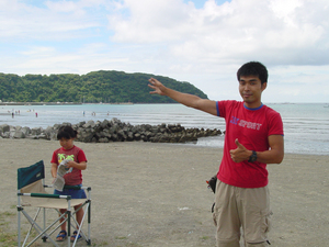 2004夏 千葉県・原岡海岸キャンプ場レポート