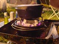 キャンプの晩御飯の献立 2005/08/28 12:48:00