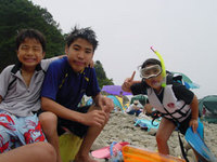 200508伊豆キャンプ詳細　3日目田子瀬浜海水浴場 2005/08/19 21:07:00