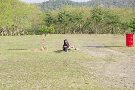 散歩の後は、