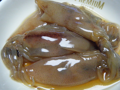 男のホタルイカ料理