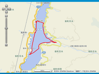 春陽の草木湖