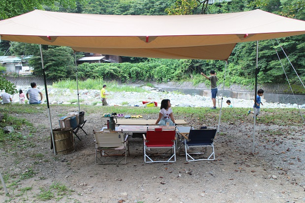 魚を釣って食べる。in観光農園キャンプ場