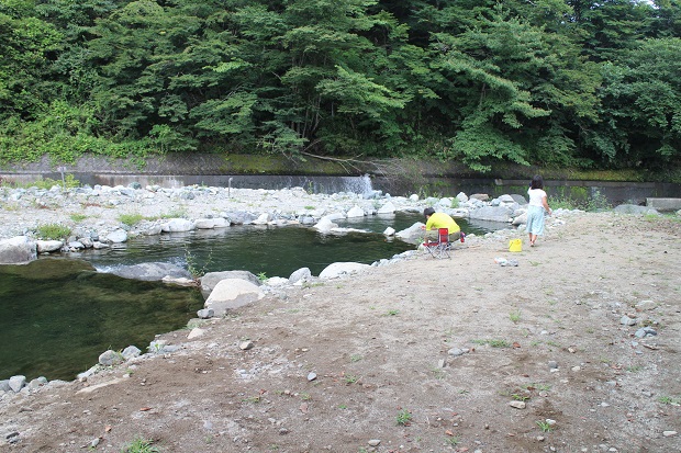 魚を釣って食べる。in観光農園キャンプ場