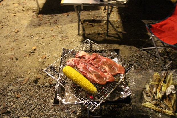 魚を釣って食べる。in観光農園キャンプ場