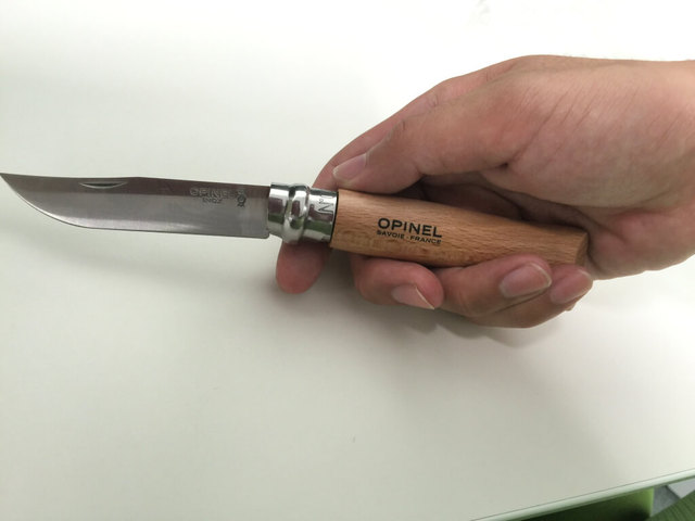 キャンパーの所有欲を満たしてくれるナイフ「OPINEL(オピネル) フォールディングナイフステンレス＃８」を購入しました