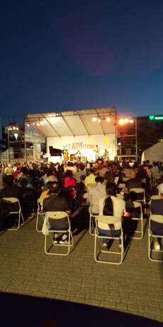 四日市ジャズフェスティバルの夜は更けて