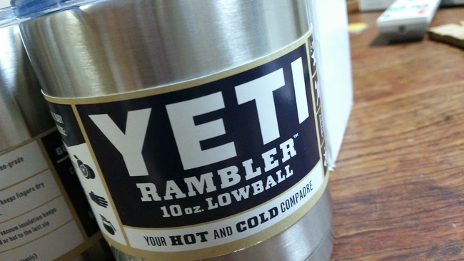 ヤフオクYETI rambler 10oz ②　到着