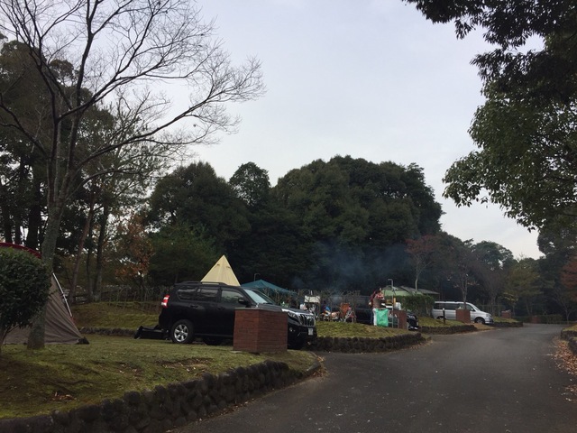 平成29年11月豊田湖畔公園キャンプ場