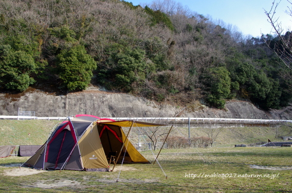 知明湖キャンプ場　2016.3.26-27