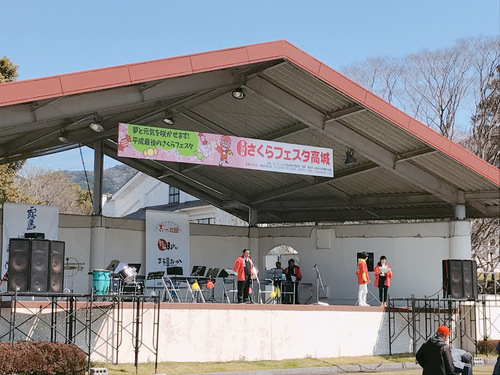 さくら祭りとキャンプ