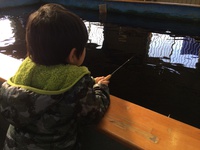 釣り堀にて♡ 2014/12/30 13:51:06