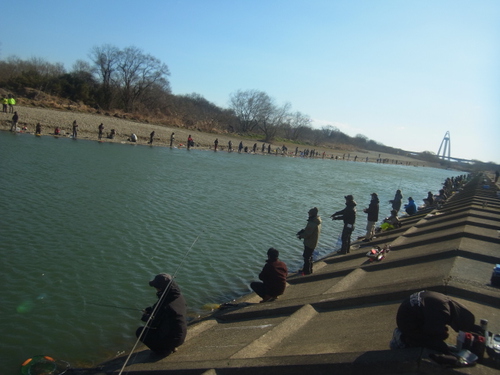 「北方ます釣り場」　大物釣り大会に参加　その１