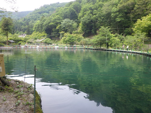 再開一発目「醒ヶ井養鱒場」釣行　その２