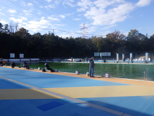 初釣行！「日進市総合運動公園プールフィッシング」　その１