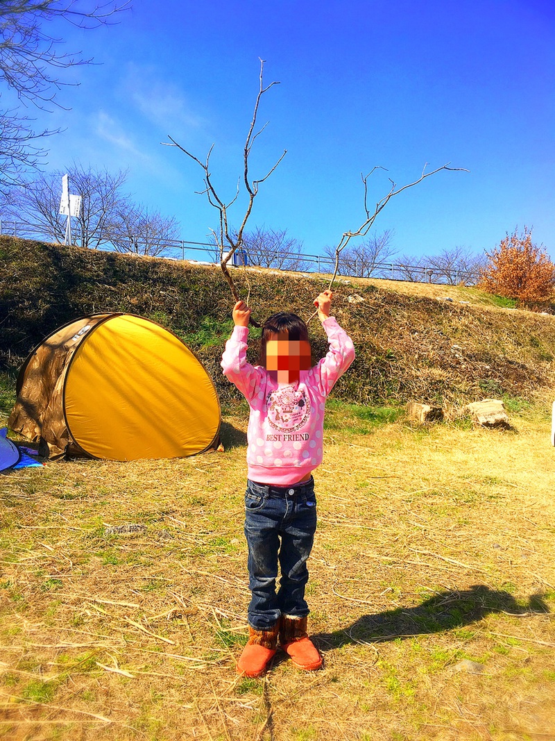 ひな祭りからのキャンプ:後編