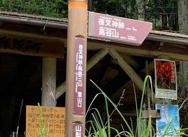 夜叉神峠、高谷山ハイク