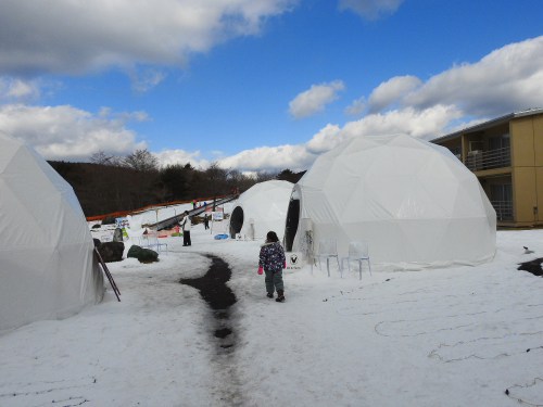 峰山高原　雪遊び♪