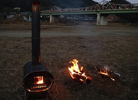 正月キャンプ（１日目）