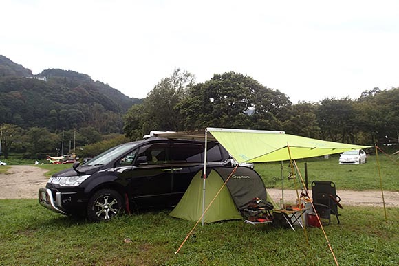 雨の笠置キャンプ（２日目）