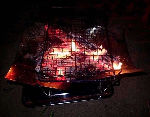 焚き火キャンプ（１日目）