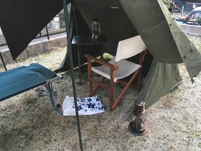 休日擲弾兵 ☆野外活動記録☆:パップテント 連結仕様