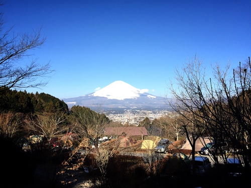 富士山が見える高規格キャンプ場〜乙女森林公園キャンプ場へ出撃❗️冬CAMP2017