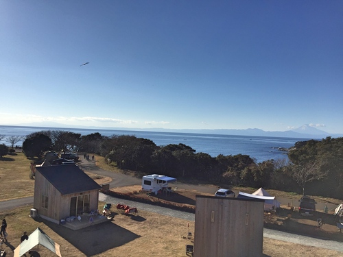 海と富士山が一望できるソレイユの丘オートキャンプ場へ出撃！NEWYEARCAMP2018
