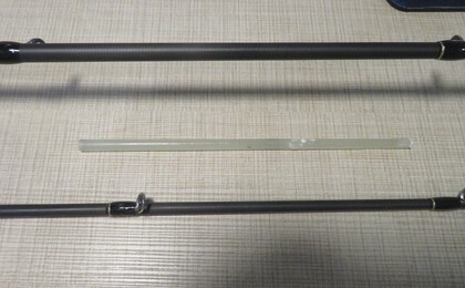 バラマンディに折られたロッドを直してみた