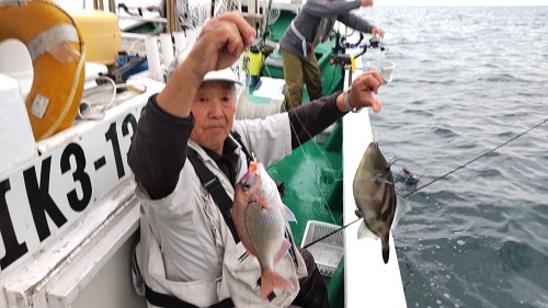 鯛ラバ便出てきました。大鯛ン・・・？。おおタラ(;´д｀)トホホ