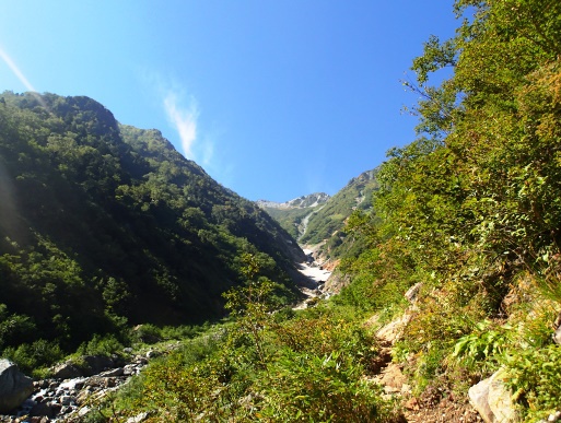9月 紅葉の始まり 針ノ木・鹿島槍縦走①扇沢～針ノ木峠