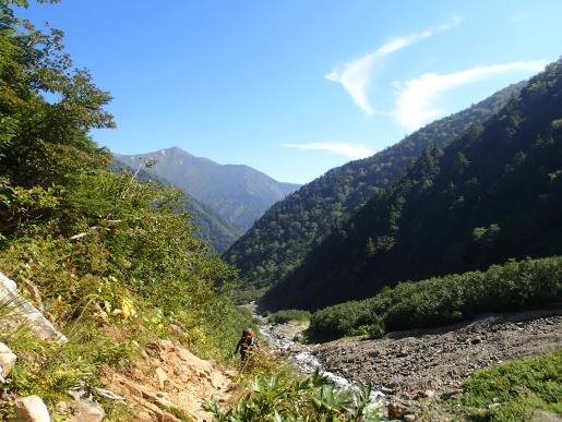 9月 紅葉の始まり 針ノ木・鹿島槍縦走①扇沢～針ノ木峠