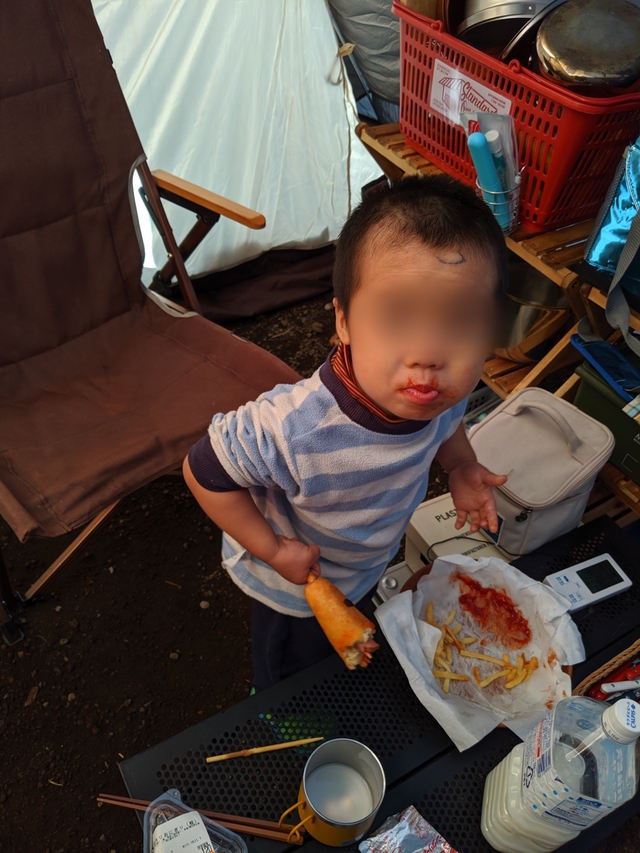 ２歳児、初父子キャンプに行く〜part２