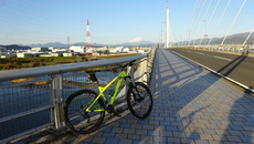 レジェンドとのＫＢ山トレイルライド 2017/12/06 22:31:31