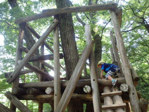 バイクで　ムーミン公園
