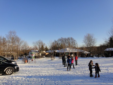 北軽井沢スウィートグラス☆雪中キャン