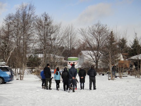 北軽井沢スウィートグラス☆雪中キャン