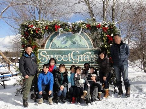北軽井沢スウィートグラス☆雪中キャン