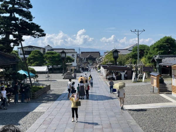 野尻湖～黒姫高原～善光寺