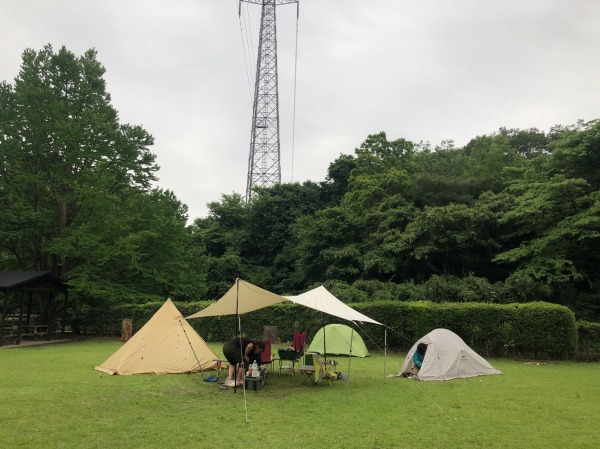 智光山公園キャンプ場でまったりグルキャン