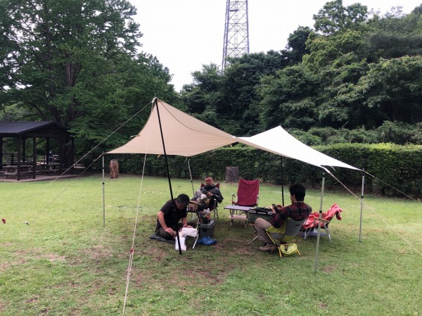 智光山公園キャンプ場でまったりグルキャン